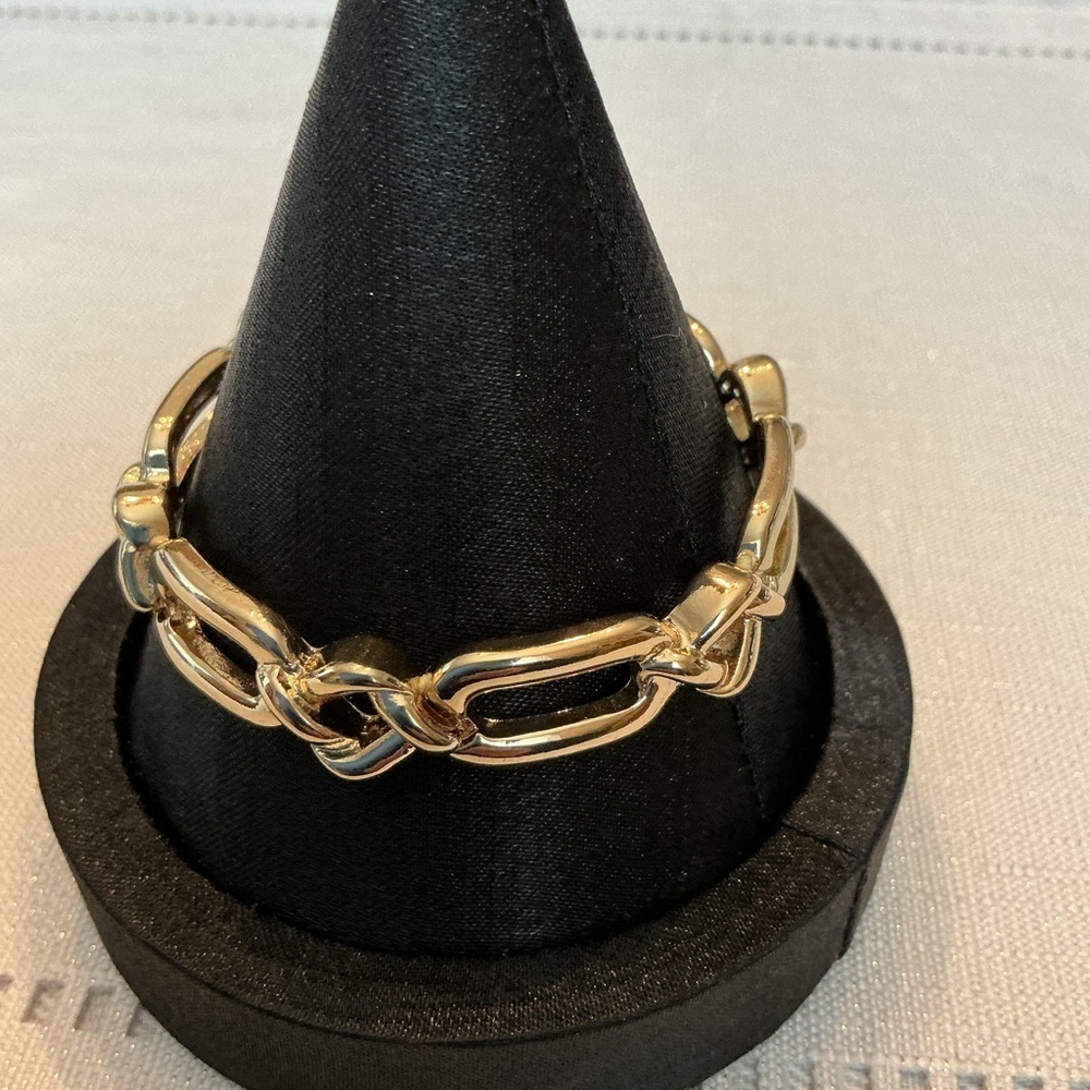 Napier Gold Tone Stretch Bracelet - Picture 4 of 5